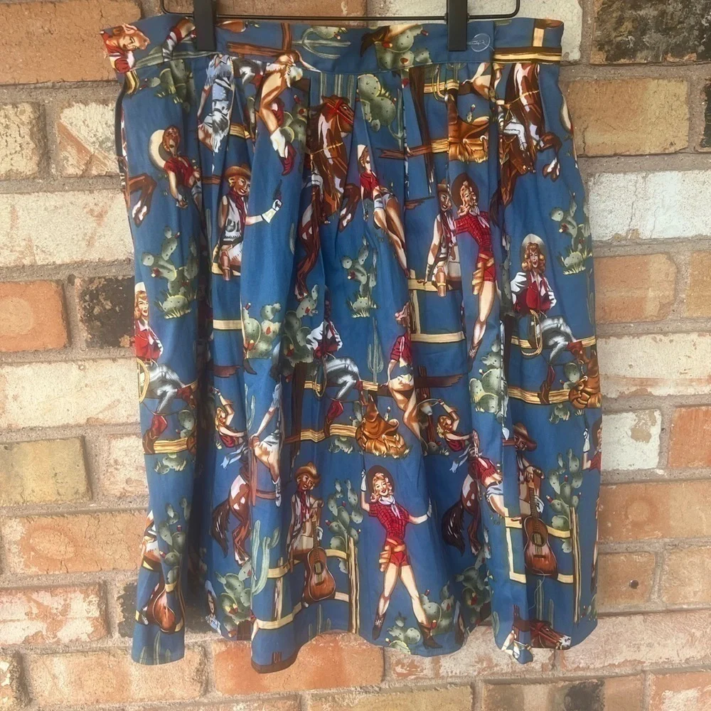 NWT Miss Lulo for Modcloth Cowgirl Western Ranch Pinup equestrian